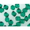 Beads Pressed Bicone - Emerald - 6mm