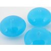 Beads Donut Aqua Opal 9x16mm