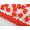 Czech Beads Pellets Chalk Siam 4x6mm 35pcs