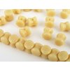 Czech Beads Pellets Chalk Beige 4x6mm 35pcs