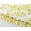 Czech Beads Pellets Light Topaz 4x6mm 35pcs