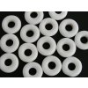 Ring-beads White Chalk 10mm