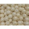 Round Beads Alabaster Creamy Luster 8mm