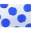 Korálky Plochá Čočka Safír 10x3mm