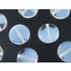 Beads Flat Lens White Opal-Crystal 10x3mm