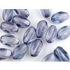 TWIST OVAL LUSTER BLUE 9x6mm P