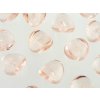 Beads Wavelet Oval - Light Rosaline - 4x9mm