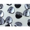 Beads Wavelet Oval - Hematite - 4x9mm