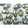 Beads TD - Green Luster - 9x6mm