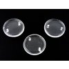 COIN 2 HOLES CRYSTAL 17x4mm