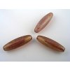 OATS WHITE OPAL RED LUSTER 22x7mm