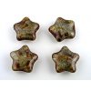 STARS LUSTER GREEN 17x17mm