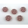 FLAT FLOWER LIGHT AMETHYST 9mm