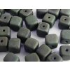 Beads Cubes Green Velvet 5x6mm Price for 15pcs