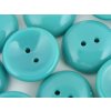 Glass Button Turquoise