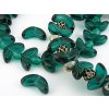 Beads Arc Emerald 18pcs