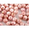 Chalk white luster red 4mm