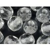 Beads Faceted Rounds with hole 2mm Crystal 10mm