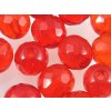 Beads Faceted Rounds with hole 2mm Siam 10mm