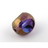 3 CUTS SAPPHIRE-BRONZE LUSTER 8mm