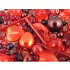 Beads Mix Red First Quality - quantity discount 80g+10g gratis