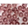 Broušené rondelky Světlá Ametyst 6x3mm