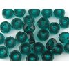 Cut Rondels Emerald  6x3mm