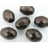Beads Cut Olive Bronze Crush Mat 13x10mm 6pcs