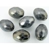 Beads Cut Olive Light Hematite Crush Mat 13x10mm 6pcs