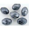 Beads Cut Olive Hematite Crush Mat 13x10mm 6pcs