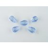 Faset drops - Light sapphire - 7x5mm