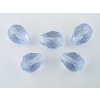 Faset drops - Light sapphire - 13x10mm