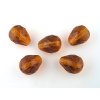 Faset drops - Topaz - 13x10mm