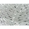 Beads Bugles Crystal - Silver Line Twisted 15mm