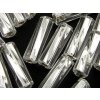 Bugles 7mm - Crystal - Silver line