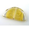 Halfmoon - Crystal, Gold foil