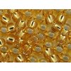 Seed Beads Preciosa No.17070 - Topaz - Silver Line   - 10/0 12g