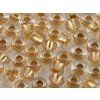 Seed Beads Preciosa No.68283 - Crystal - Gold Line - 10/0 12g