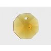 OCTAGONAL 1 HOLE TOPAZ 14mm 5pcs