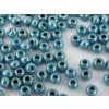 Seed Beads Preciosa No.63025 - Opaque Dark Turquoise Luster 10/0 12g