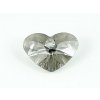 SW6260|Crazy 4 U Heart Crystal SATIN 17mm