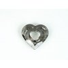 SW6262|Miss U Heart Krystal Satin  17mm