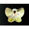 SW6754|Butterfly Pendant Crystal AB 18mm