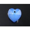 SW6202|Heart Air Blue Opal 10,3x10mm 2pcs