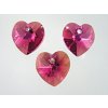 SW6228|Heart Fuchsia AB 10,3x10mm 2pcs