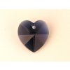 SW6202|Heart Dark Indigo 18x17,5mm