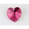 SW6228|Heart Fuchsia AB 18x17,5mm