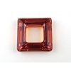 SW4439|Square_Ring Crystal Red Magma 20mm