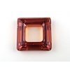 SW4439|Square_Ring Krystal Red Magma 20mm