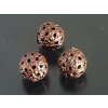 Metal Beads Filigree Round ACU 8mm